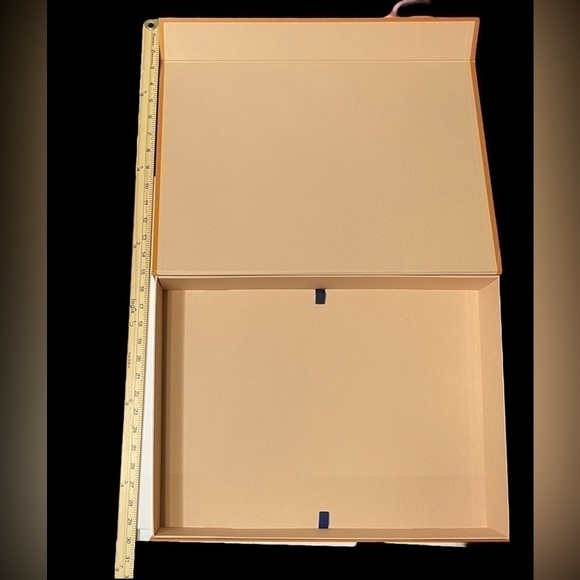 Authentic Louis Vuitton Gift/Storage Box Magnetic Closure in Imperial Saffron - Picture 15 of 16